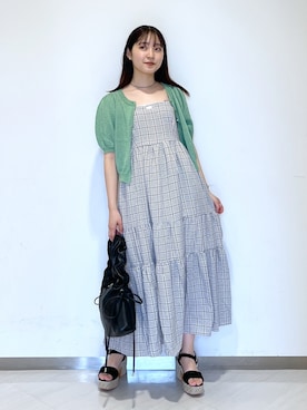 「FREE'S MART（フリーズマート）のアイテム（トップス）」を使った、なつきさん（レディース・154cm）の春コーディネート