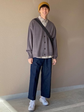 「STUDIOUS(ステュディオス)のアイテム」を使った、Kyoheiさん(メンズ・174cm)の冬コーディネート