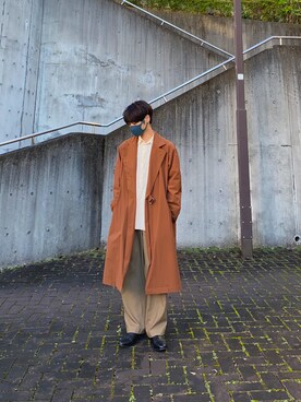 「PUBLIC TOKYO（パブリックトウキョウ）のアイテム（その他アウター）」を使った、inuさん（メンズ・172cm）の秋コーディネート