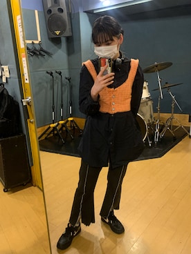 「Marshall（マーシャル）のアイテム（その他）」を使った、Mさん（レディース・160cm）の夏コーディネート