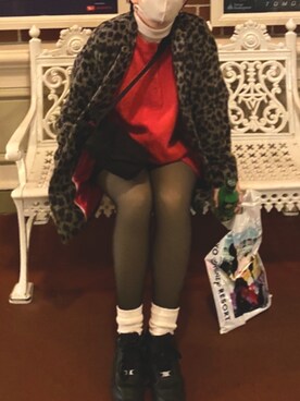 「TDL」｜カさん（レディース・161cm）の冬コーディネート