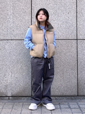 「MILKFED.（ミルクフェド）のアイテム（その他アウター）」を使った、もみじさん（レディース・152cm）の夏コーディネート
