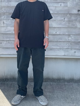 「アイテム（スリッポン）」を使った、®️さん（メンズ・169cm）の春コーディネート