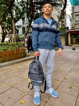 「NET（ネット）のアイテム」を使った、Felix さん（メンズ・165cm）の春コーディネート