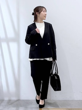 かわこさん（レディース・152cm）の冬コーディネート