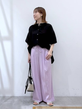 「Elura（エルーラ）のアイテム」を使った、かわこさん（レディース・152cm）の春コーディネート