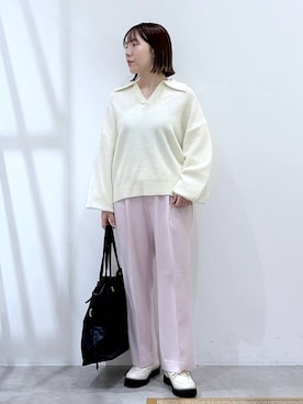 かわこさん（レディース・152cm）の冬コーディネート