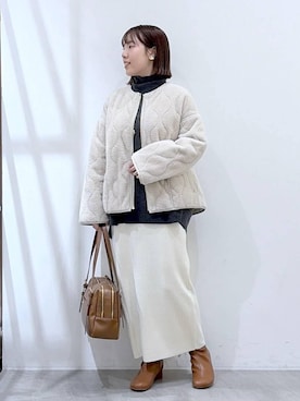 かわこさん（レディース・152cm）の冬コーディネート