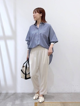 「Elura（エルーラ）のアイテム」を使った、かわこさん（レディース・152cm）の春コーディネート