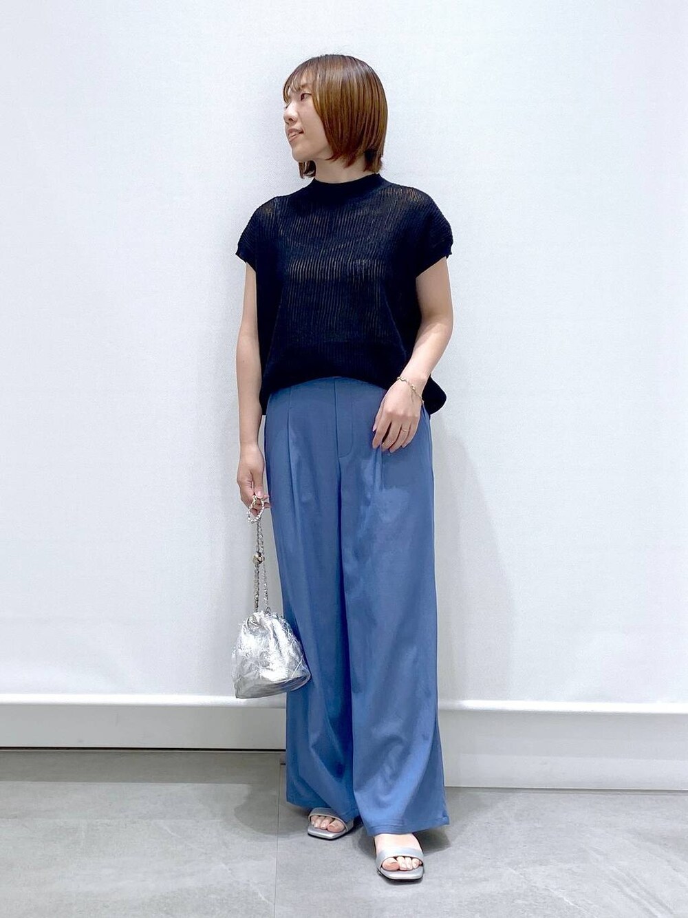 Elura（エルーラ）の「サラサラサマーデニムワイドパンツ/123974