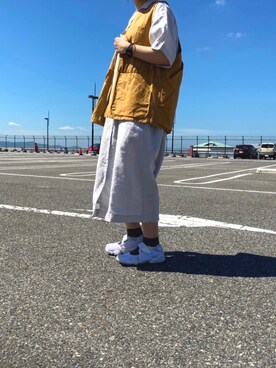 「ベスト×ワンピース」｜よせちゃんさん（レディース・148cm）の秋コーディネート