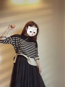 「orcival」｜「アイテム（アクセサリー）」を使った、アボカドさん（レディース・160cm）の秋コーディネート
