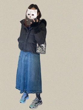 「Lui Chantant（ルイシャンタン）のアイテム」を使った、アボカドさん（レディース・160cm）の冬コーディネート