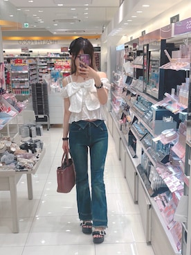 「MAJESTIC LEGON（マジェスティックレゴン）のアイテム」を使った、deyilanniさん（レディース・166cm）の夏コーディネート