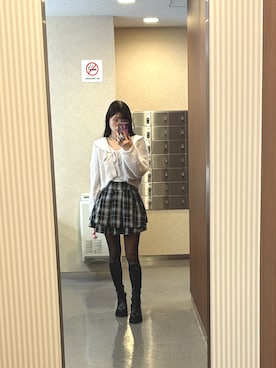 「MERCURYDUO（マーキュリーデュオ）のアイテム」を使った、deyilanniさん（レディース・166cm）の冬コーディネート