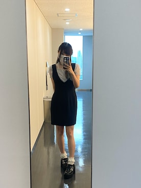 「BUBBLES（バブルス）のアイテム（トップス）」を使った、deyilanniさん（レディース・166cm）の夏コーディネート