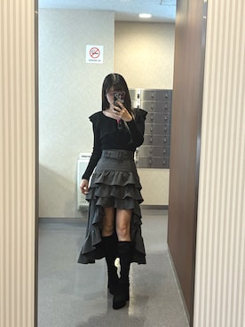 「RESEXXY（リゼクシー）のアイテム」を使った、deyilanniさん（レディース・166cm）の秋コーディネート