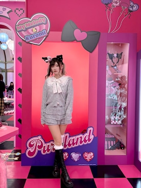 「Ank Rouge（アンクルージュ）のアイテム（トップス）」を使った、deyilanniさん（レディース・166cm）の春コーディネート