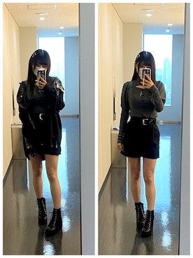「CIVARIZE（シヴァーライズ）のアイテム（トップス）」を使った、deyilanniさん（レディース・166cm）の秋コーディネート