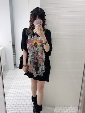 「CIVARIZE（シヴァーライズ）のアイテム（トップス）」を使った、deyilanniさん（レディース・166cm）の夏コーディネート