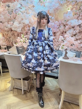 「Angelic Pretty（アンジェリックプリティ）のアイテム」を使った、deyilanniさん（レディース・166cm）の春コーディネート