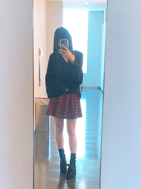 「CIVARIZE（シヴァーライズ）のアイテム（トップス）」を使った、deyilanniさん（レディース・166cm）の春コーディネート