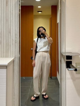 kmさん（レディース・163cm）の夏コーディネート