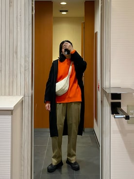 「チェルシーブーツ」｜kmさん（レディース・163cm）の冬コーディネート