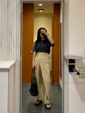 kmさん（レディース・163cm）の夏コーディネート