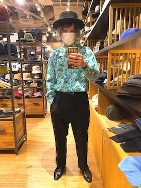 「MM6 Maison Margiela（ｴﾑｴﾑｼｯｸｽ ﾒｿﾞﾝ ﾏﾙｼﾞｪﾗ）のアイテム（パンツ）」を使った、Iyusさん（メンズ・165cm）の秋コーディネート