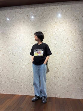 「OOFOS（ウーフォス）のアイテム」を使った、.さん（メンズ・178cm）の夏コーディネート