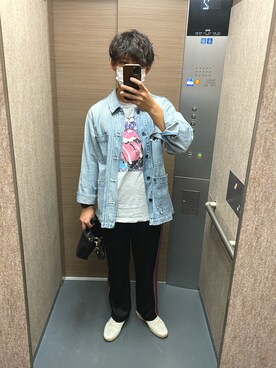「Johnbull（ジョンブル）のアイテム（ジャケット/アウター）」を使った、れじでんとさん（メンズ・170cm）の秋コーディネート