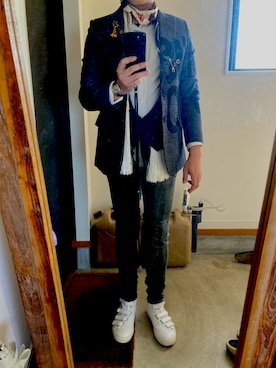 「LOUIS VUITTON（ルイヴィトン）のアイテム」を使った、akky  ❣️相互❣️さん（メンズ・175cm）の春コーディネート