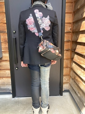 「Rick Owens（リックオウエンス）のアイテム（パンツ）」を使った、akky  ❣️相互❣️さん（メンズ・175cm）の春コーディネート