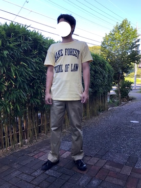 「campion」｜かっつうさん（メンズ・174cm）の夏コーディネート