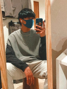 「アイテム（リング）」を使った、りょうさん（メンズ・174cm・10代）の秋コーディネート
