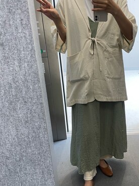 「学校」｜「アイテム（ジャケット/アウター）」を使った、Rさん（レディース・158cm）の冬コーディネート