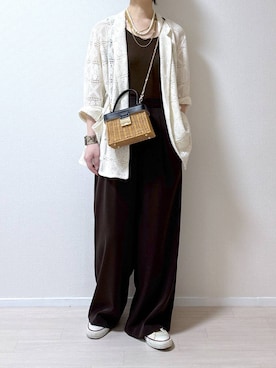 「LAKOLE（ラコレ）のアイテム（ジャケット/アウター）」を使った、はやまさんさん（レディース・165cm）の春コーディネート