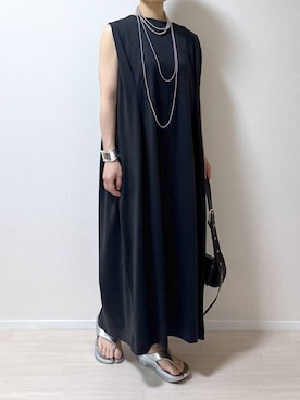 「LAKOLE（ラコレ）のアイテム（ワンピース）」を使った、はやまさんさん（レディース・165cm）の夏コーディネート