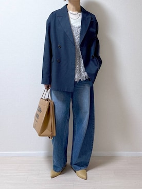 「LAKOLE（ラコレ）のアイテム（ブーツ）」を使った、はやまさんさん（レディース・165cm）の冬コーディネート