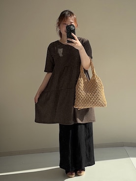 Aya momoさん（レディース・156cm）の夏コーディネート
