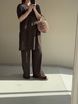 Aya momoさん（レディース・156cm）の夏コーディネート