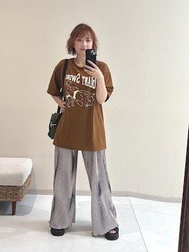Aya momoさん（レディース・156cm）の夏コーディネート