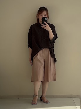 Aya momoさん（レディース・156cm）の夏コーディネート