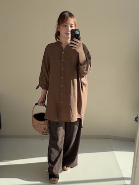 Aya momoさん（レディース・156cm）の夏コーディネート
