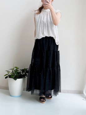 Aya momoさん（レディース・155cm）の夏コーディネート