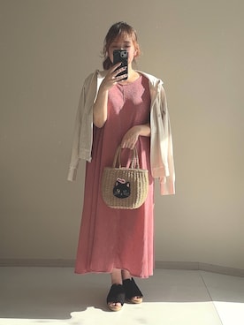 Aya momoさん（レディース・156cm）の夏コーディネート