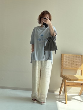 Aya momoさん（レディース・156cm）の夏コーディネート