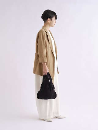 Whim Gazette（ウィムガゼット）の「二重織ノースリーブジャンプスーツ