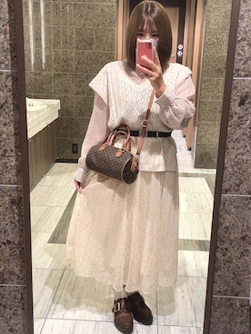 まきろん。さん（レディース・157cm）の秋コーディネート